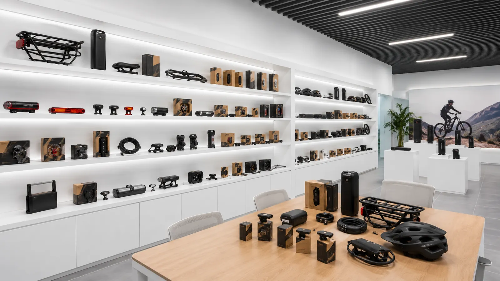 About OpenRyd e-bike accessories supplier showroom and product support