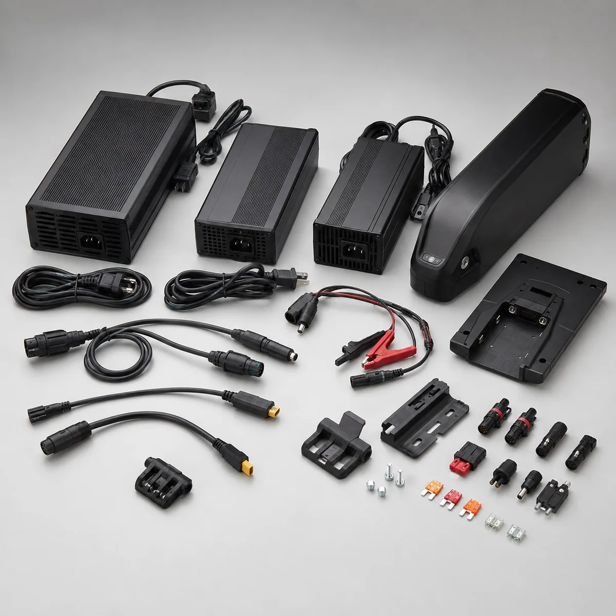 E-bike batteries and chargers accessories for wholesale product ranges