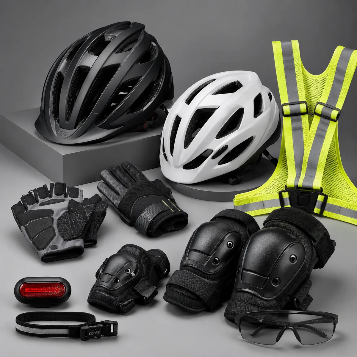 E-bike helmets and rider protection accessories for wholesale assortments
