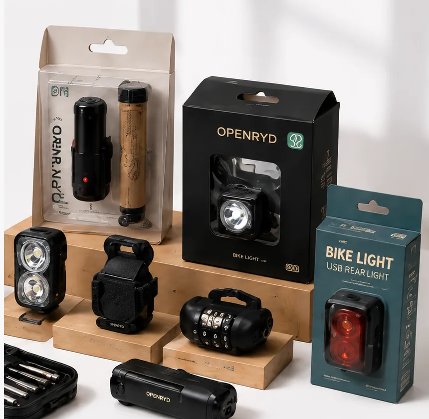 OpenRyd sample kit for checking e-bike accessory quality before wholesale orders