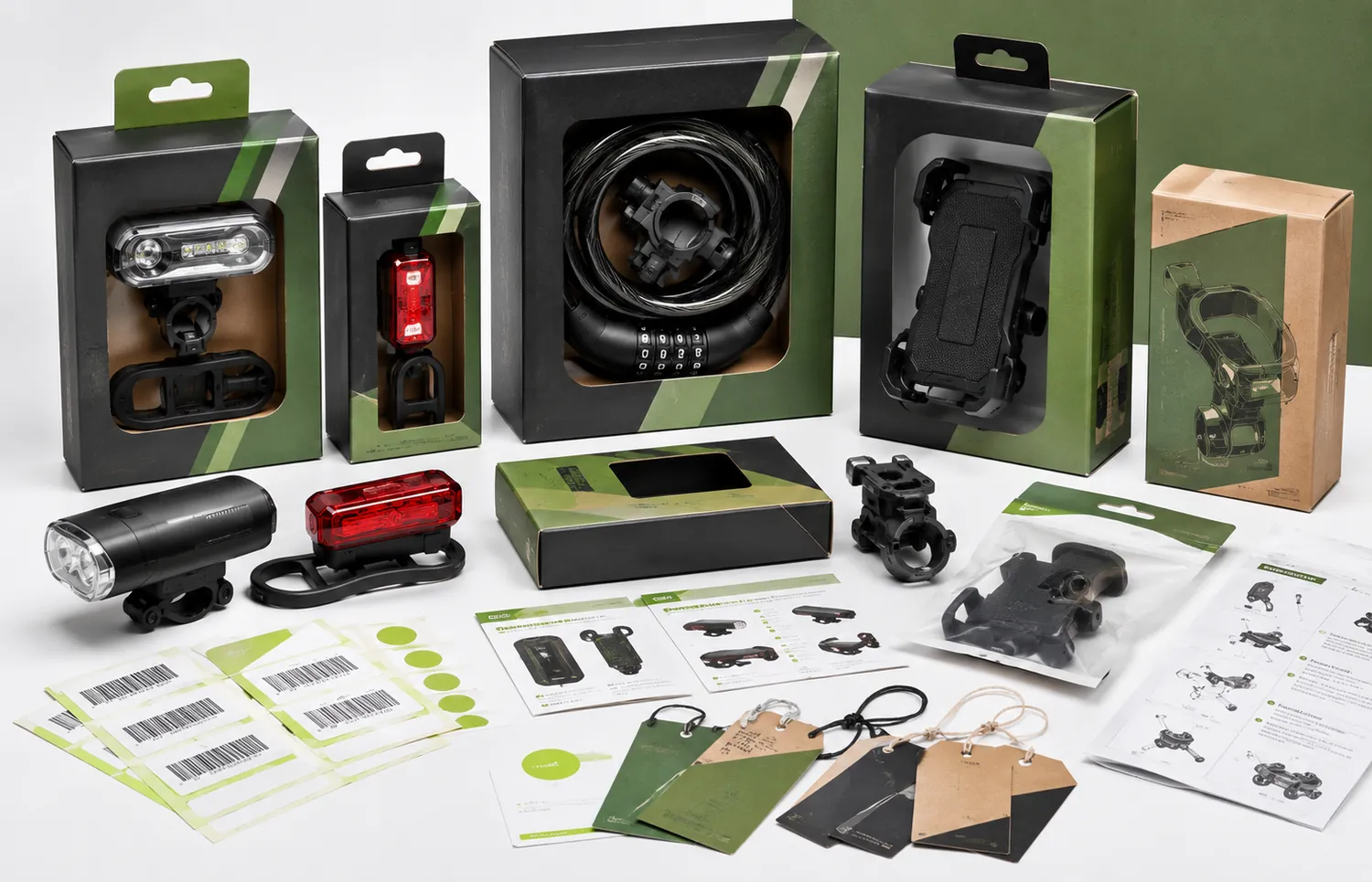 Sample support service for e-bike accessory buyers before bulk orders