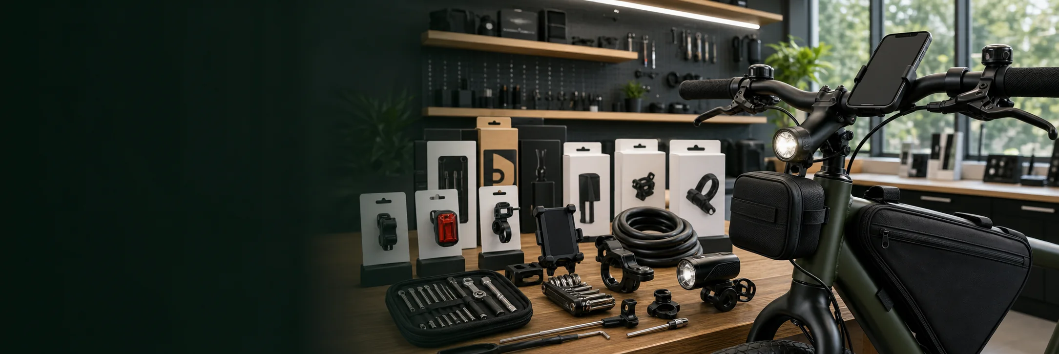 OpenRyd e-bike accessory catalog overview for B2B product review