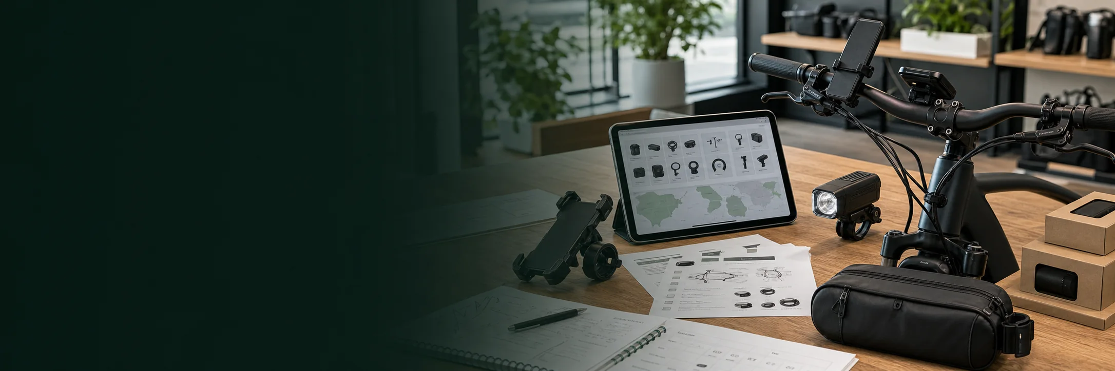 OpenRyd buyer resource planning desk for e-bike accessory sourcing